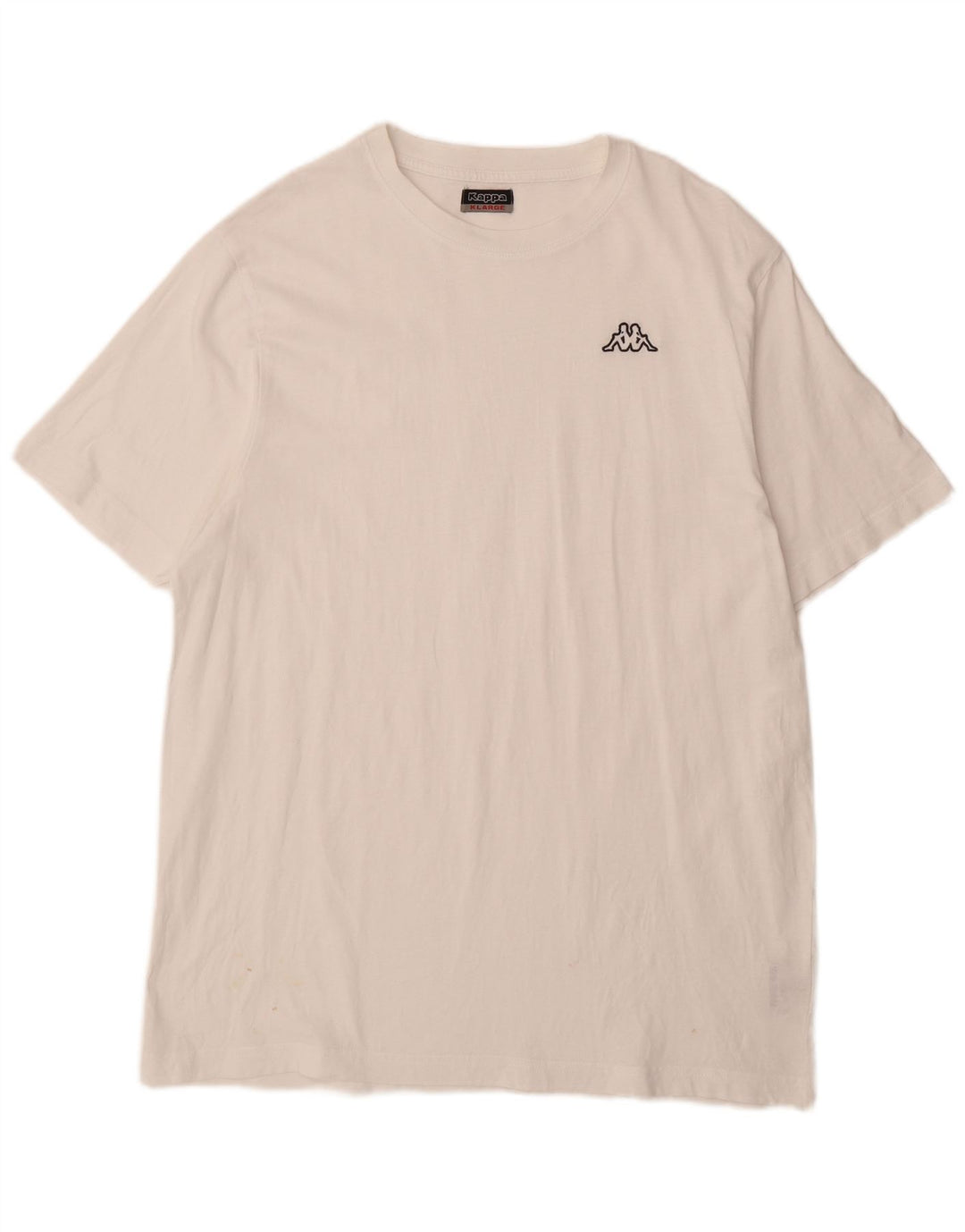 KAPPA Męski T-shirt Top XL Biała Bawełna