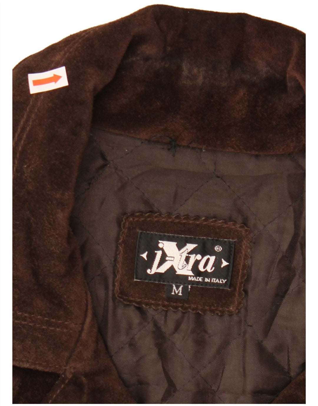 Damska kurtka oversize VINTAGE zamszowa UK 14, średni brąz