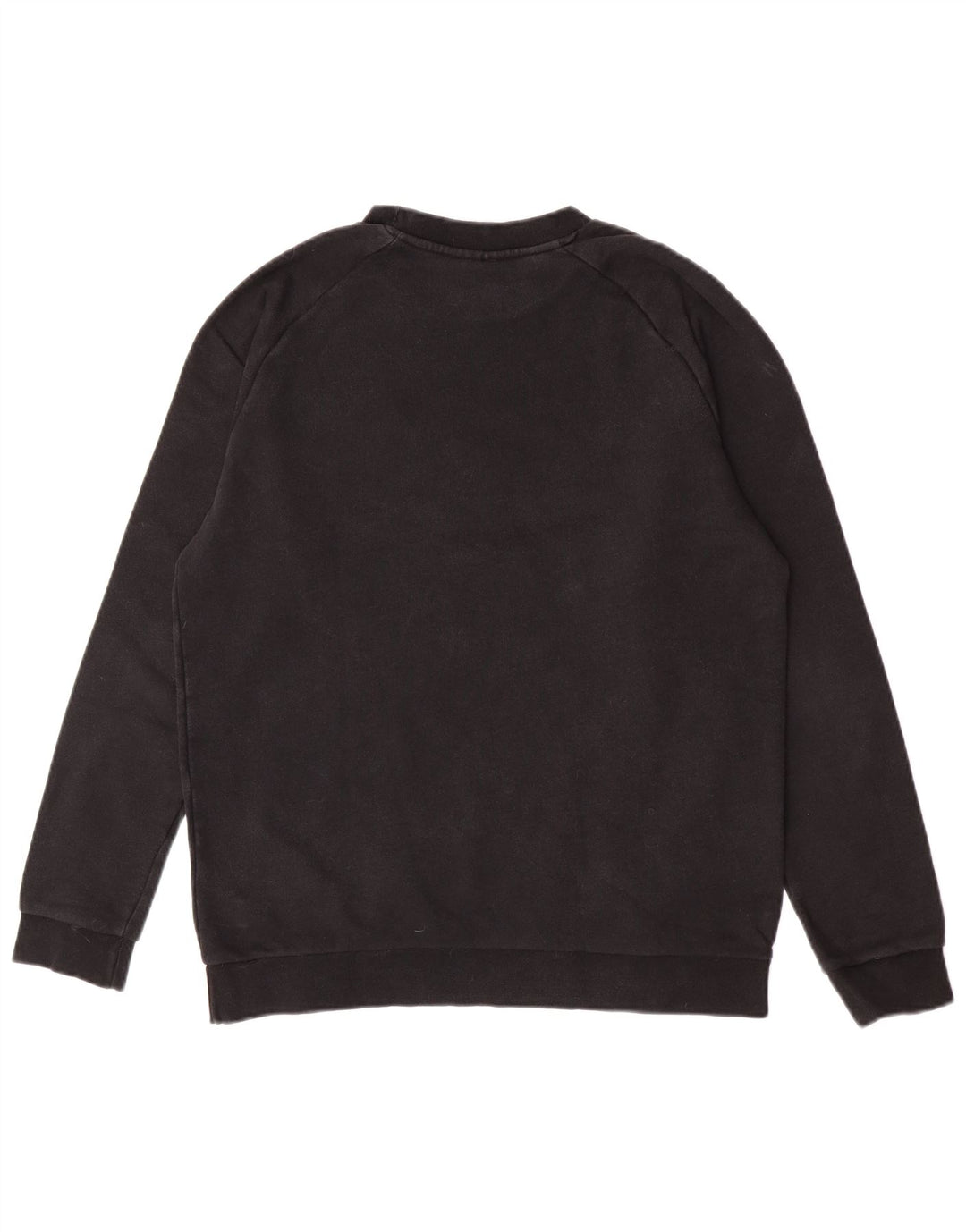 Męska bluza Adidas z grafiką, średnia czarna bawełniana