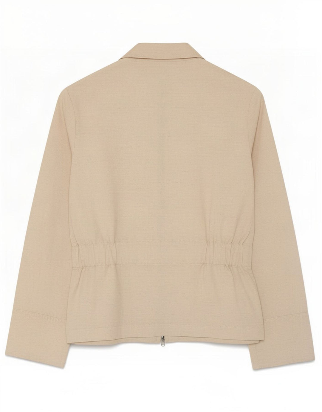 Damska marynarka Topshop UK 10 Small, beżowa, nakrapiana wiskoza