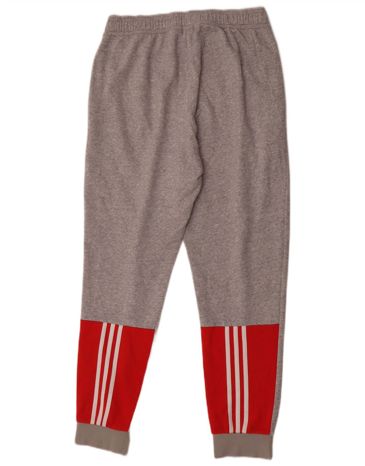 Adidas Męskie spodnie dresowe Joggery Średnioszary, bawełniany blok kolorów