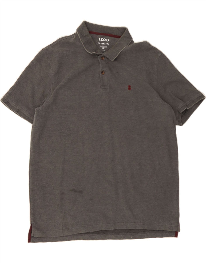 IZOD Mens Polo Shirt 2XL Grey Cotton Vintage Izod and Second-Hand Izod from Messina Hembry 