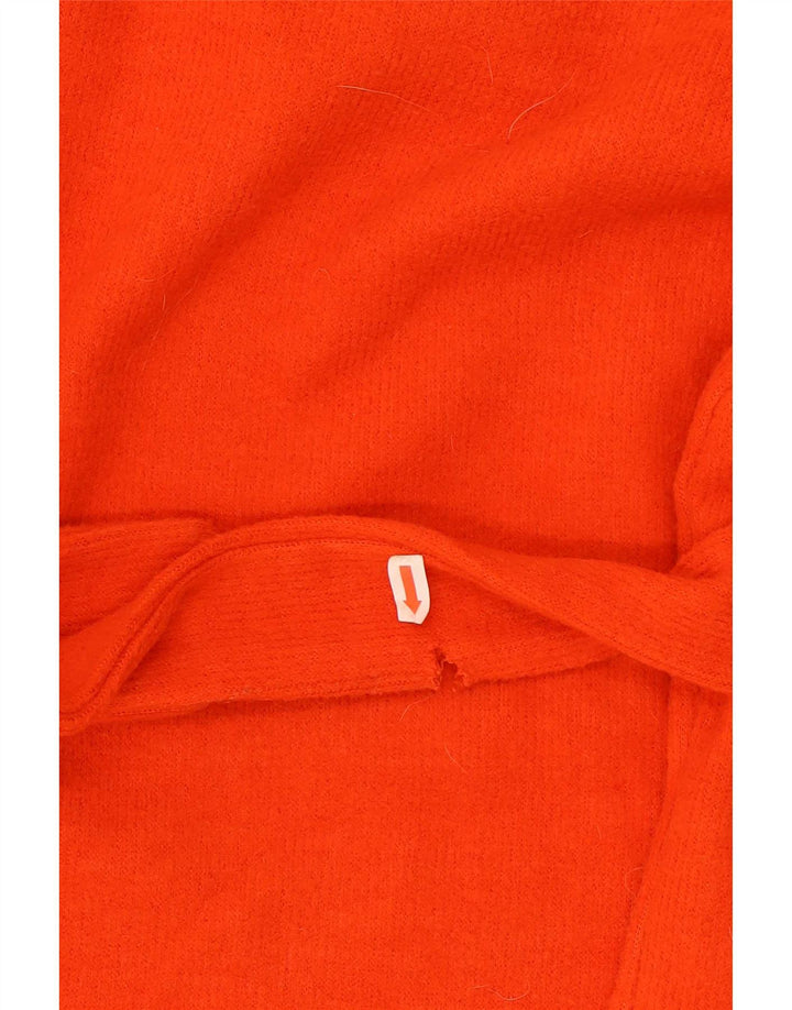 Damski sweter oversize z golfem Zara UK 10 Small Orange
