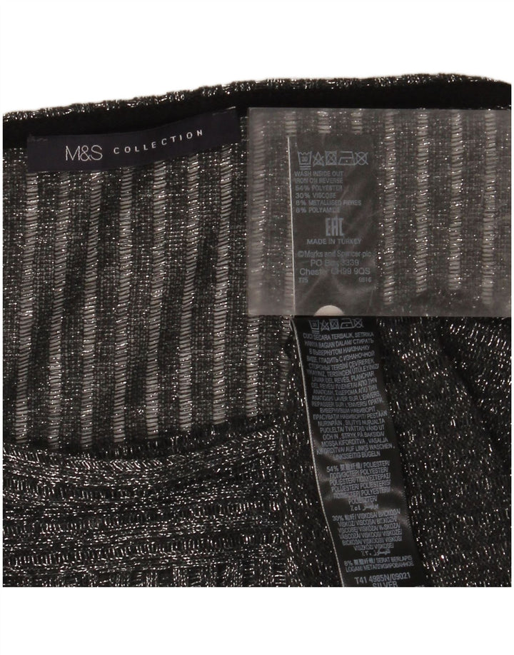 Bluzka damska MARKS & SPENCER UK 20 2XL Szary, nakrapiany poliester