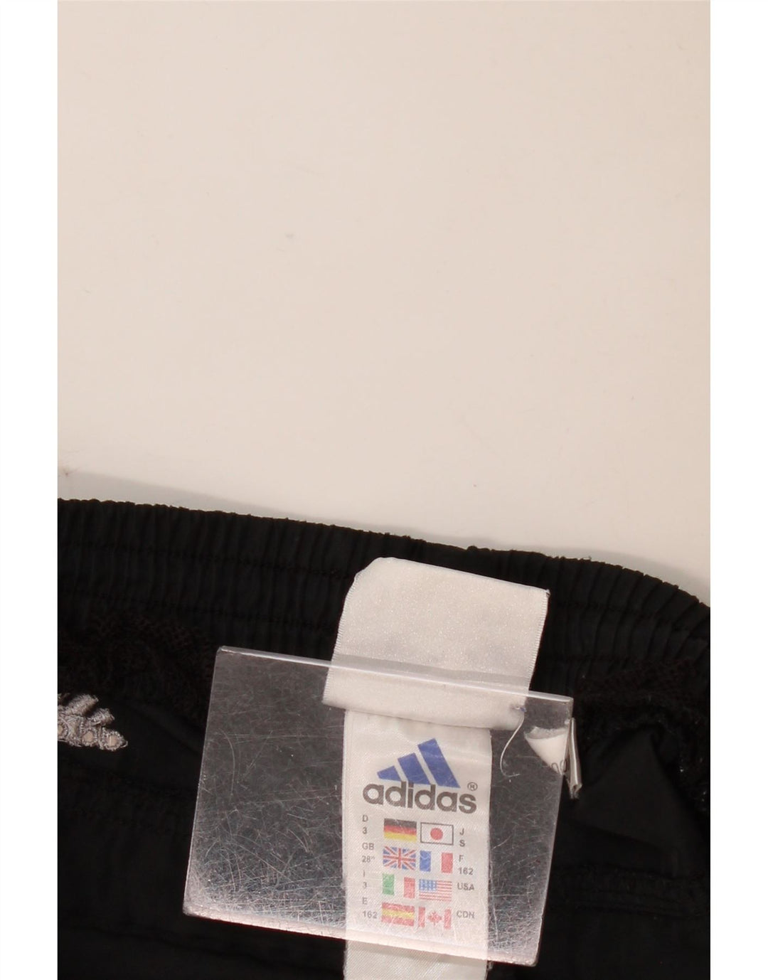 Męskie spodnie dresowe Adidas o luźnym kroju Joggery, małe, czarne, poliestrowe