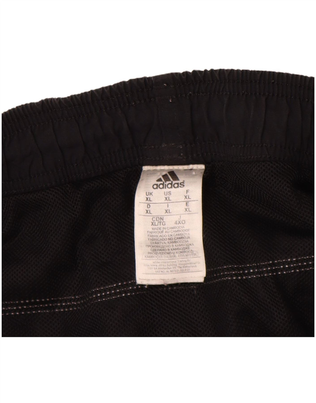 Męskie spodenki kąpielowe Adidas XL, czarne, nylonowe
