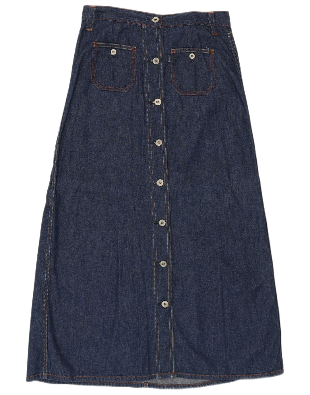 Damska spódnica jeansowa Maxi REPLAY Medium W28 Granatowa bawełna