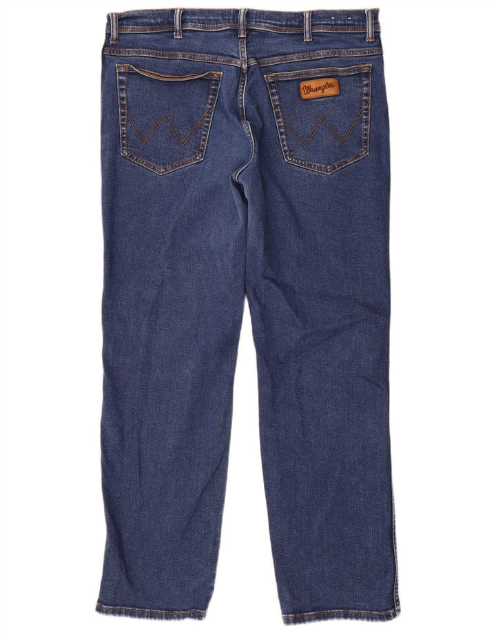 Męskie jeansy Wrangler Texas Straight W40 L32 Niebieskie, bawełniane