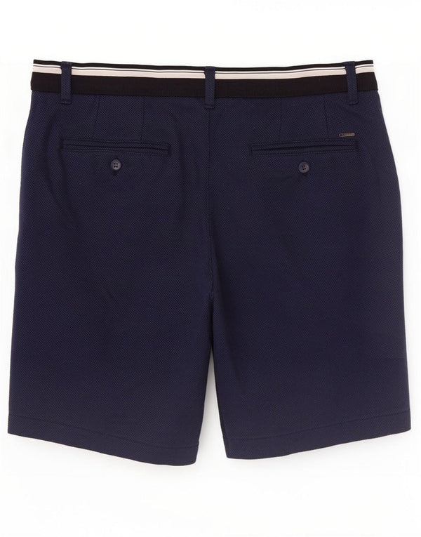 Męskie spodenki chino Zara, średnie W31, granatowe, poliestrowe