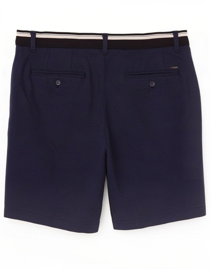 Męskie spodenki chino Zara, średnie W31, granatowe, poliestrowe
