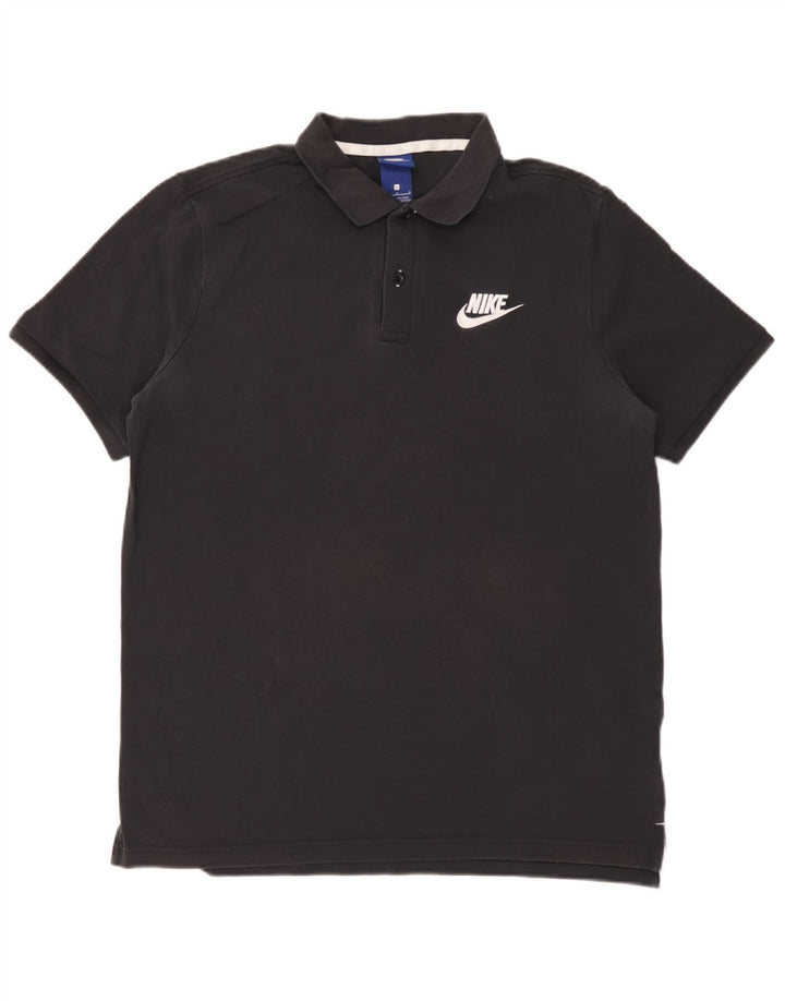 Męska koszulka polo Nike, duża, czarna, bawełniana