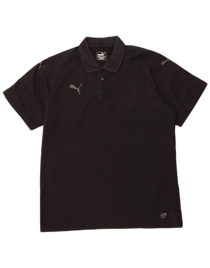 Męska koszulka polo PUMA 2XL, czarna, bawełniana