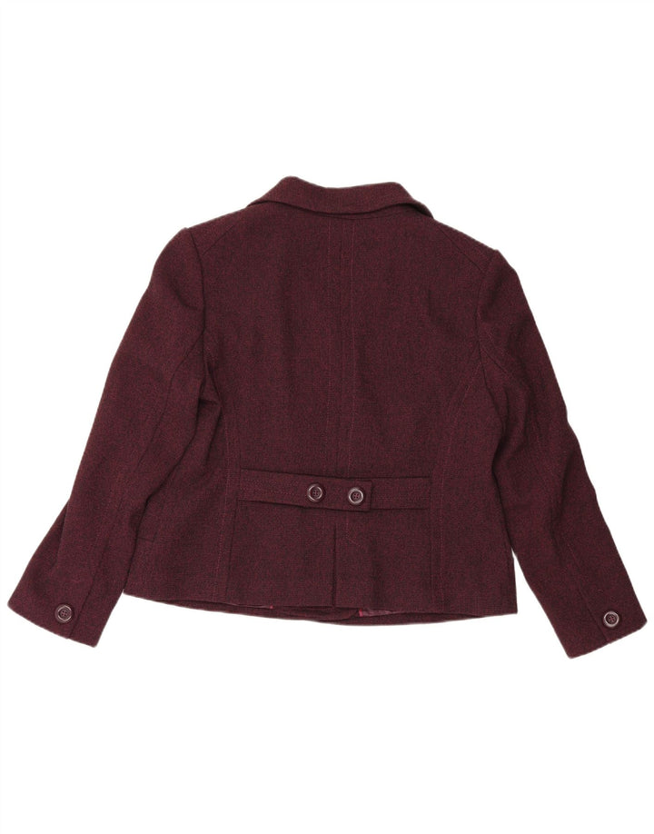Marks & Spencer Damska marynarka dwurzędowa UK 18 XL, bordowa
