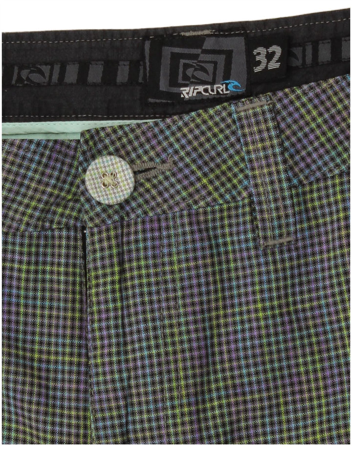 Męskie spodenki Chino Rip Curl W32 Średni wielobarwny poliester w kratkę