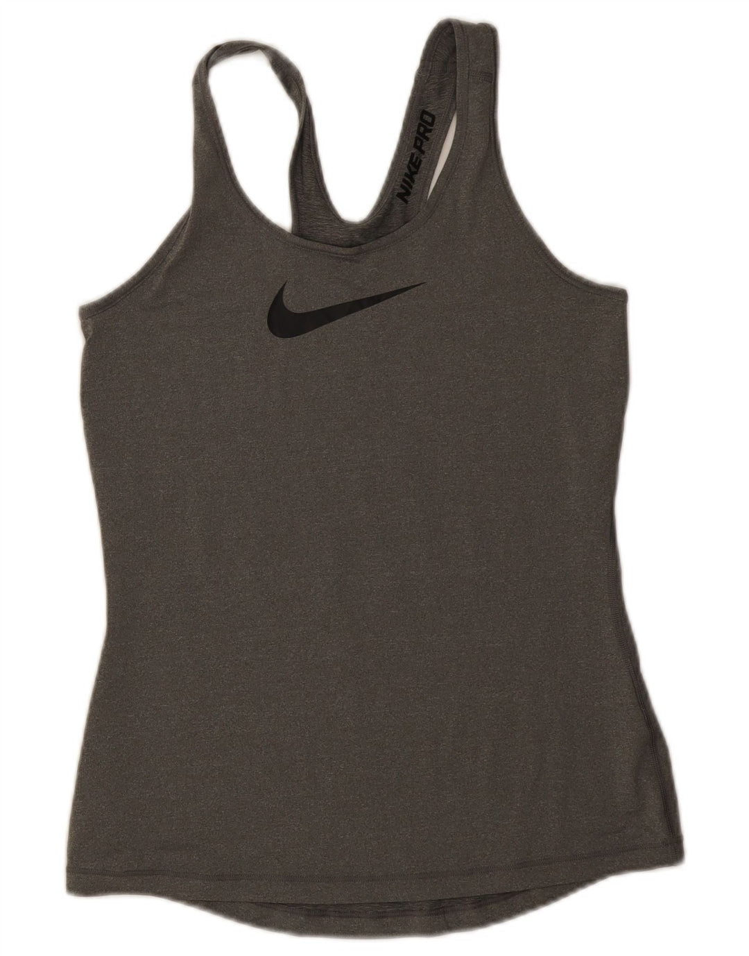 Damska kamizelka z grafiką Nike, UK 12, średnioszary poliester