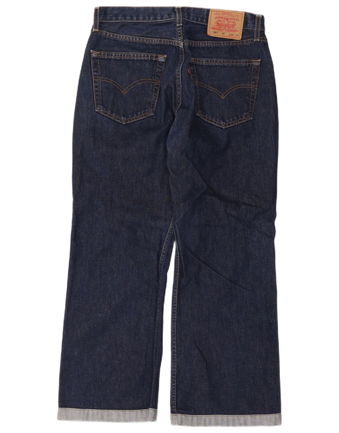 Męskie dżinsy Levi's 527 Bootcut W32 L27 Granatowa bawełna