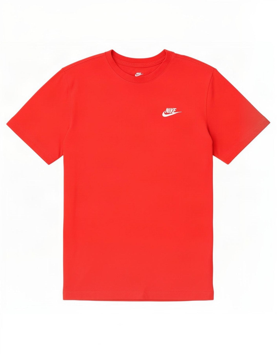 T-shirt męski Nike, mały, czerwony, bawełniany