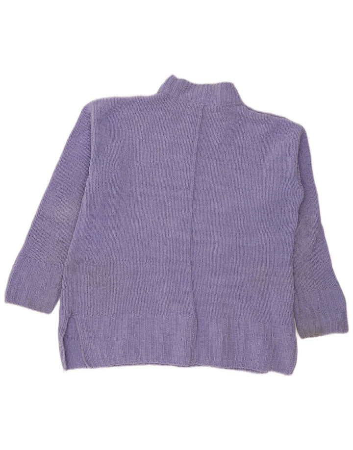 Marks & Spencer Damski sweter z golfem UK 14, średni fiolet