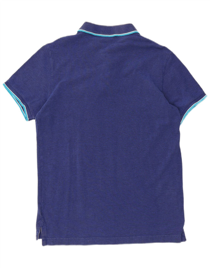 Męska koszulka polo Superdry, duża, niebieska, bawełniana