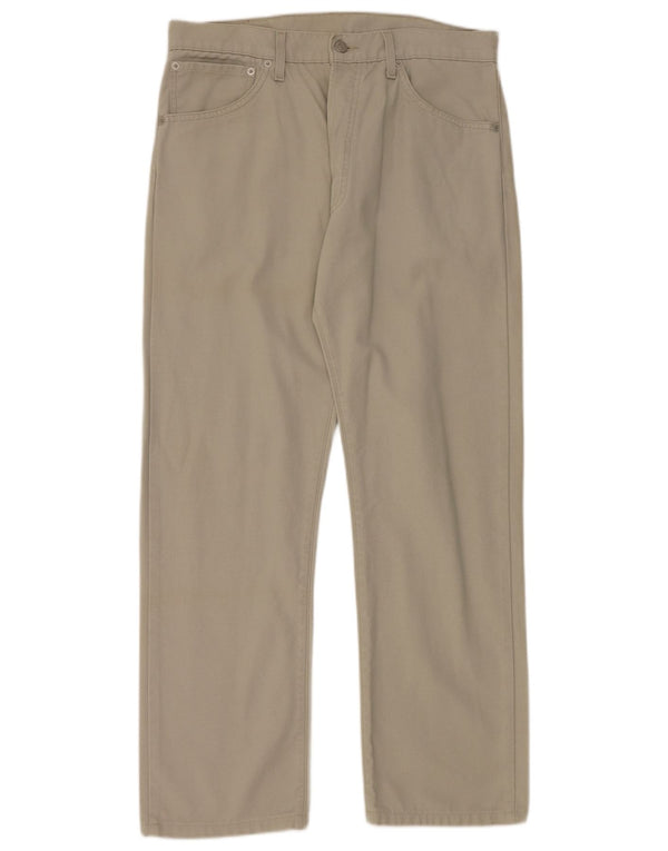 Męskie spodnie Levi's 551 Straight Casual W34 L29 Szara bawełna