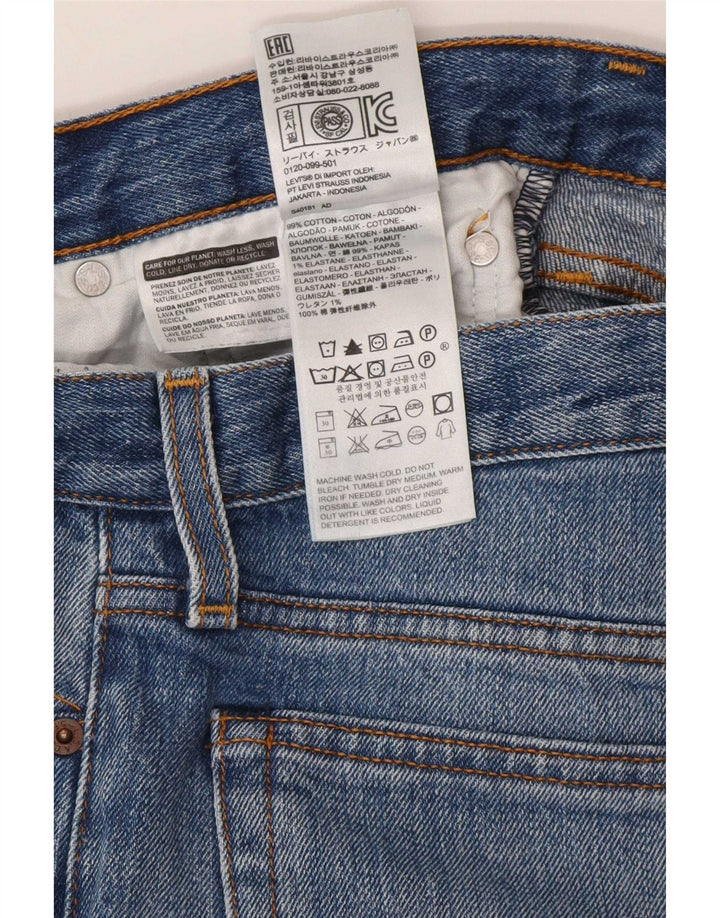 Damskie jeansy Levi's Slim W27 L26 Niebieskie bawełniane