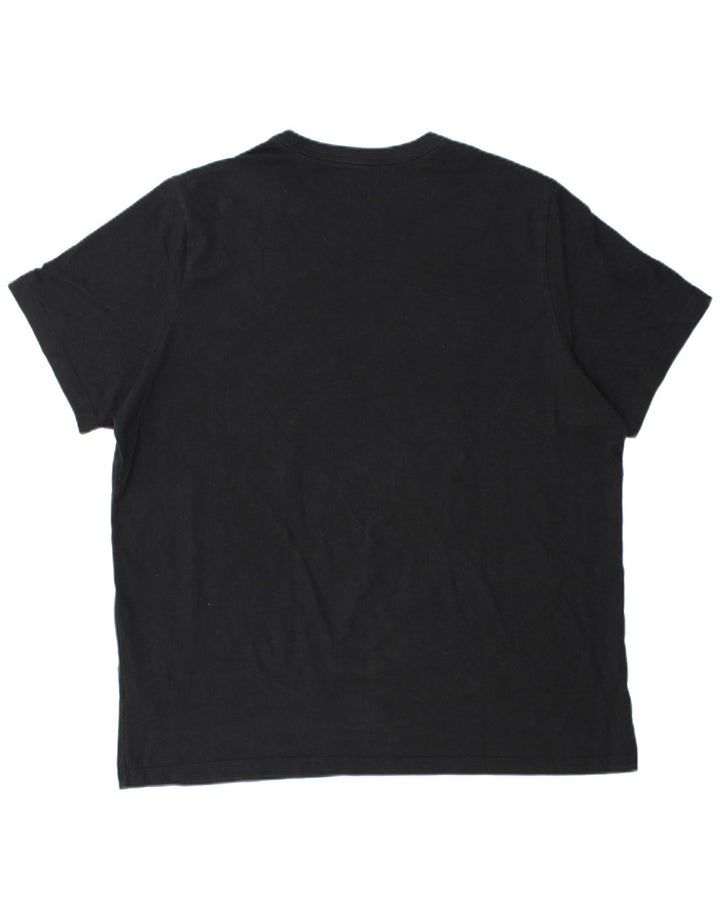 Męski T-shirt z grafiką Jordan, top 2XL, czarna bawełna