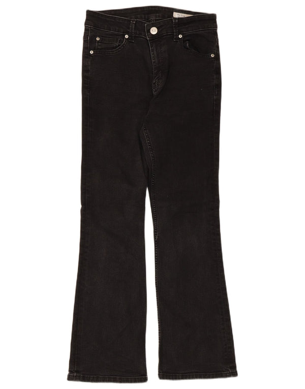 Marks & Spencer Damskie Jeansy Eva Bootcut UK 10 Małe W28 L27 Czarne