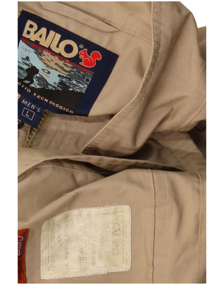 Męska kamizelka użytkowa Vintage UK 40, duża, bawełniana khaki