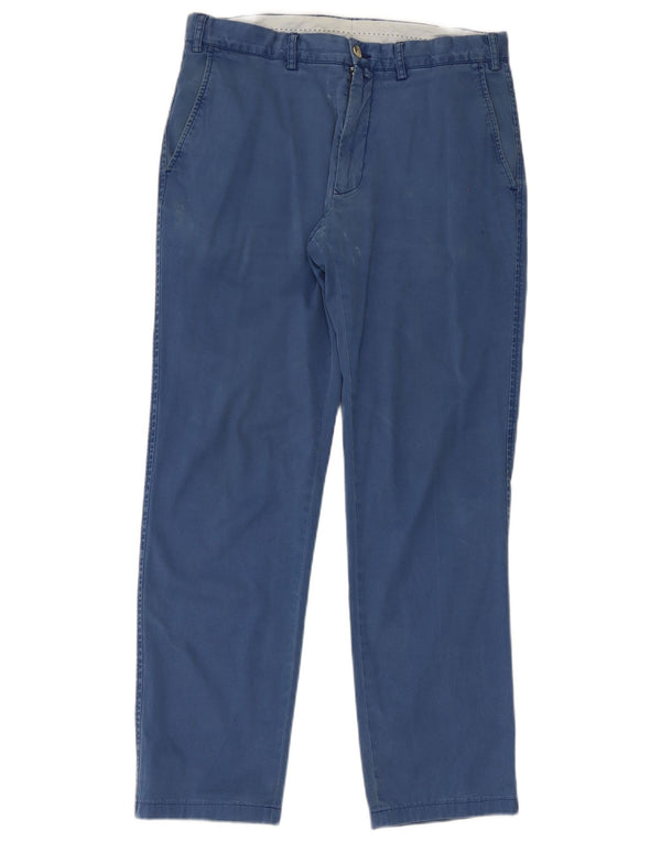 Męskie proste spodnie chino Gant IT 48 Medium W33 L31 Niebieska bawełna