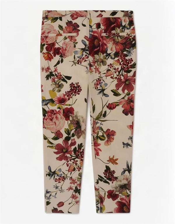Krótkie spodnie damskie Zara EU 38 Small W28 L25 Biała bawełna w kwiaty