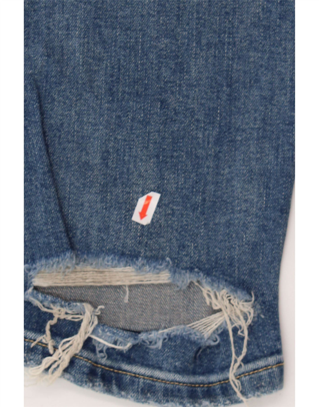 ZARA Womens Distressed Slim Jeans US 6 Medium W32 L27 Blue Cotton Vintage Zara and Second-Hand Zara from Messina Hembry 