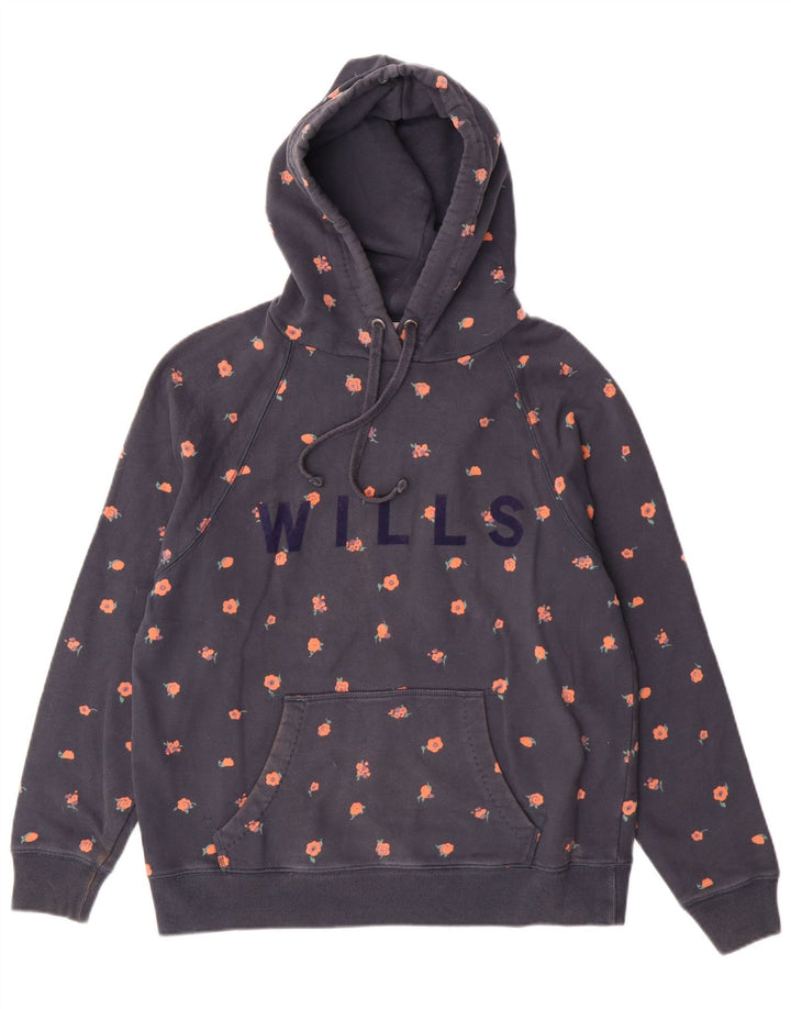 Damski sweter z kapturem Jack Wills, UK 12, średni granatowy, bawełniany