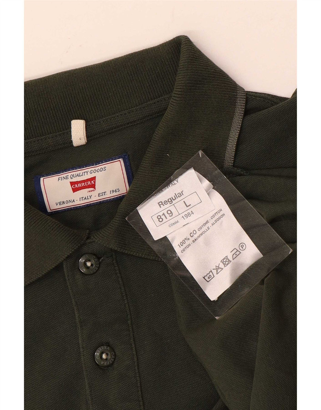 Męska koszulka polo Carrera, duża, bawełniana khaki