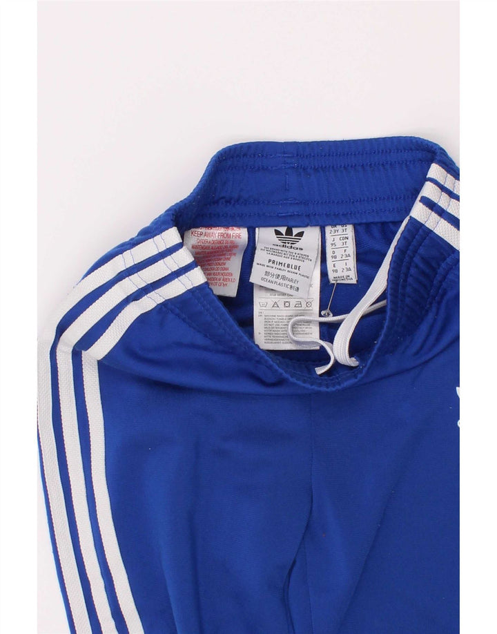 Adidas Chłopięce Spodnie Dresowe Joggery 2-3 Lat Niebieski Poliester