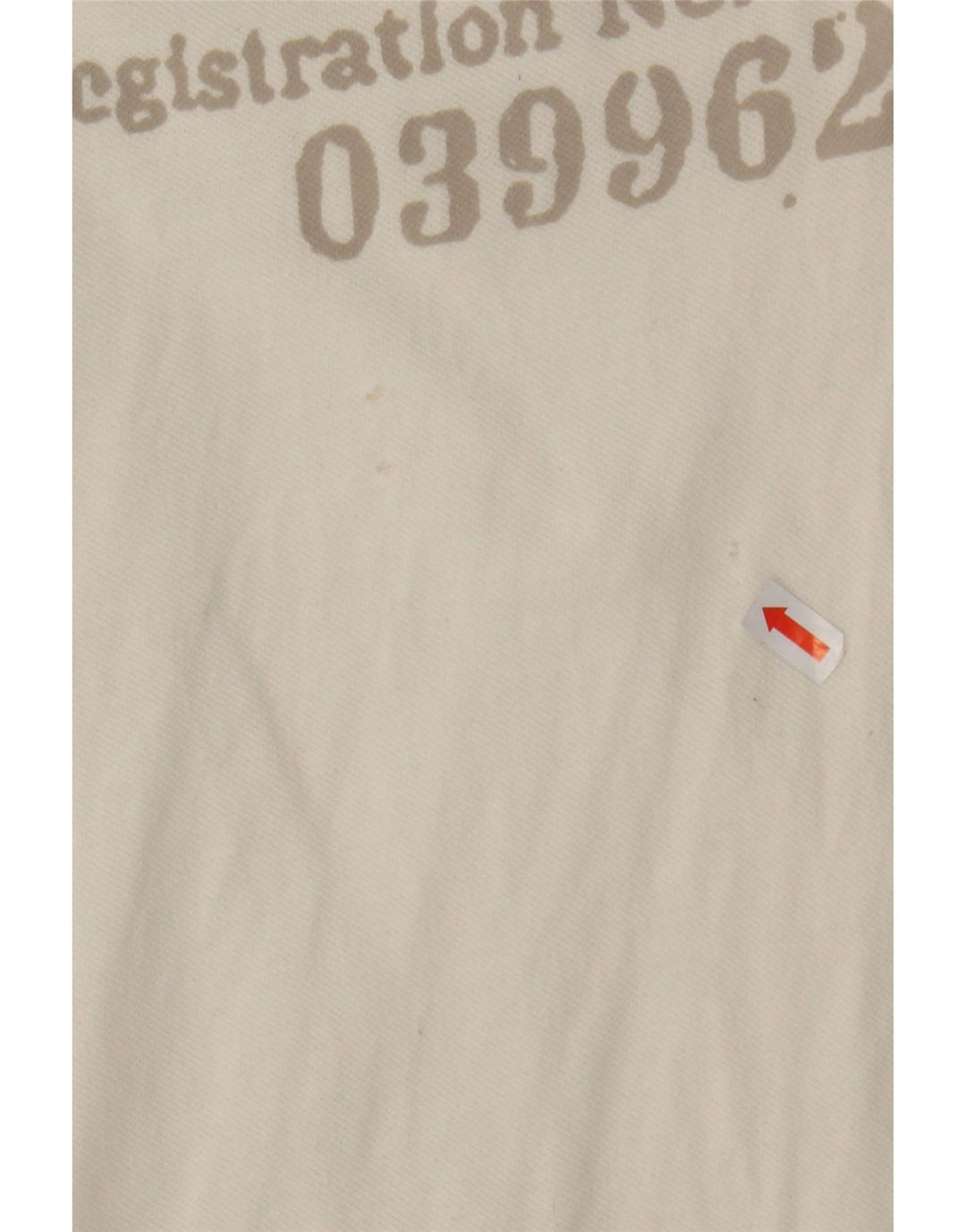 GURU Mens Graphic Polo Shirt XL Off White Cotton