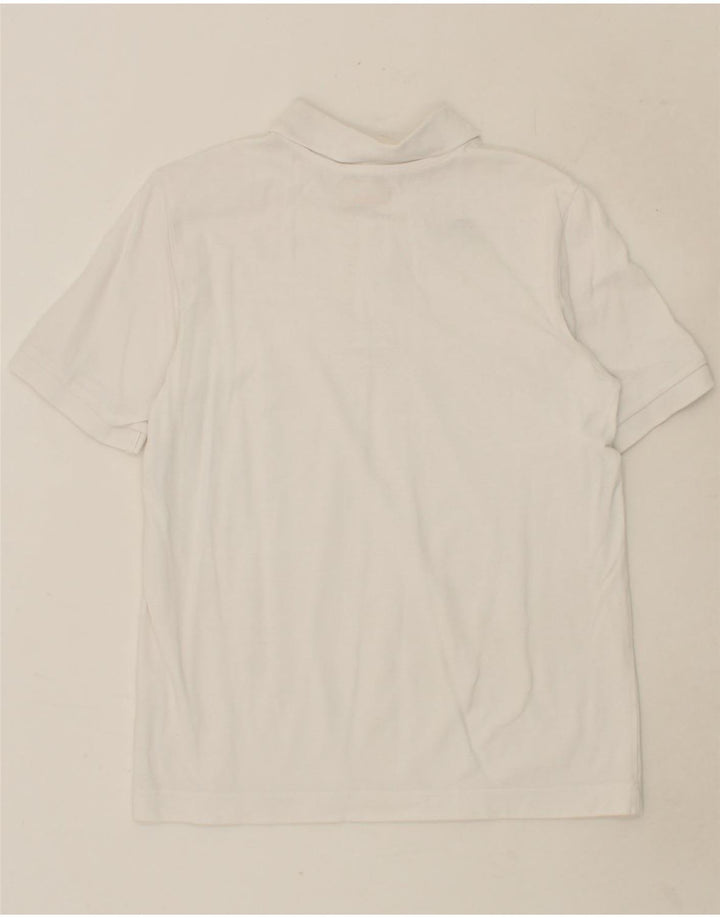 KAPPA Mens Polo Shirt Small White Cotton Vintage Kappa and Second-Hand Kappa from Messina Hembry 