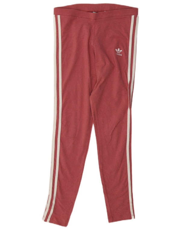 Legginsy Damskie Adidas UK 10 Małe Różowe Bawełniane