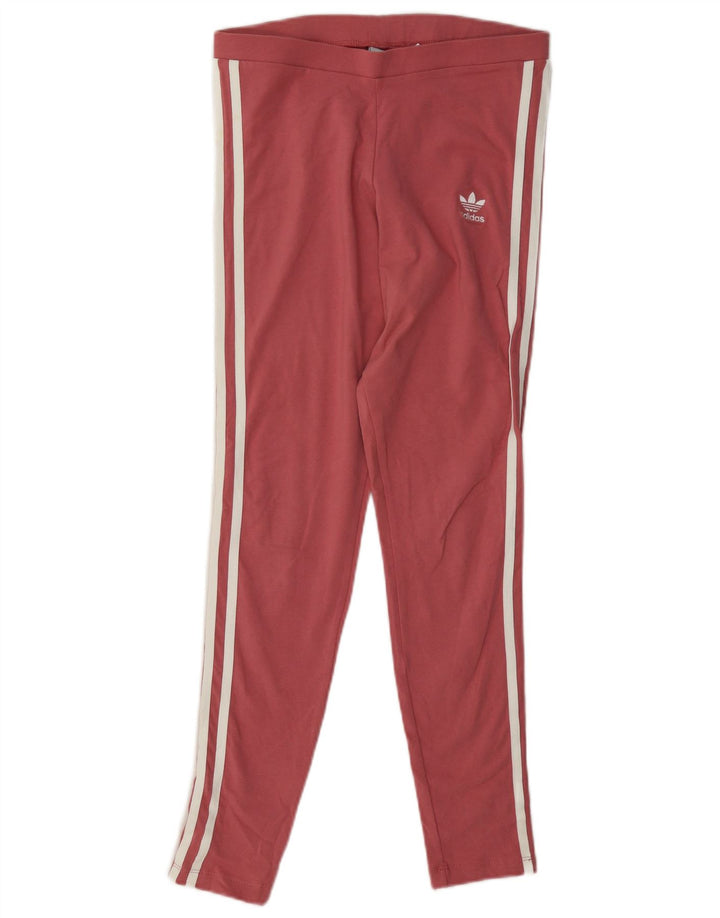 Legginsy Damskie Adidas UK 10 Małe Różowe Bawełniane