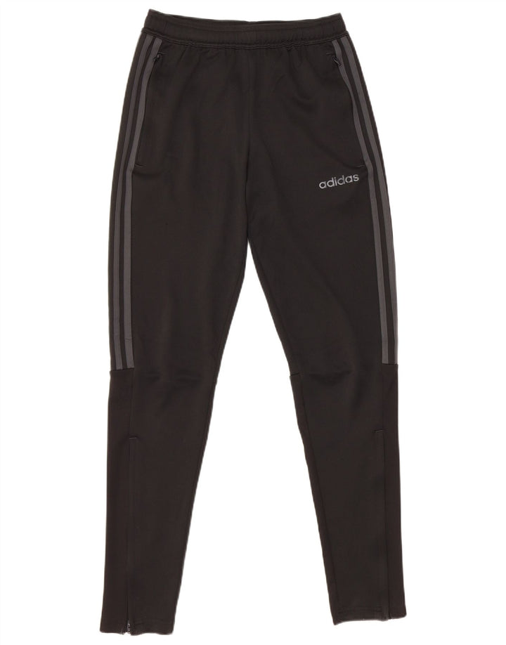 Damskie spodnie dresowe Adidas Climalite UK 6 XS, czarny poliester