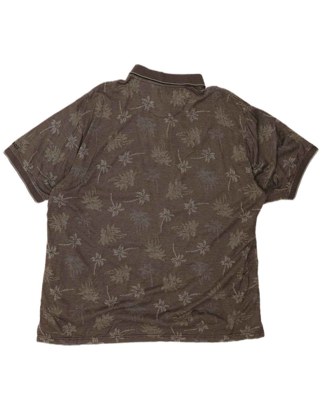 Męska koszulka polo golfowa IZOD XL, szara, bawełniana w kwiaty