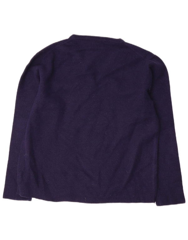 Męski sweter Gant z dekoltem w kształcie litery V, 2XL, granatowo-wełniany