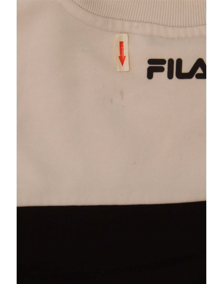 Damska bluza z grafiką Fila, UK 14, średnia, wielobarwna