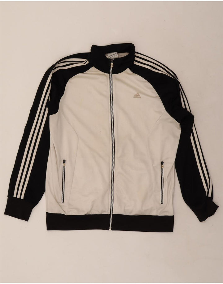 Adidas Męska bluza dresowa UK 46/48 XL Biały poliester