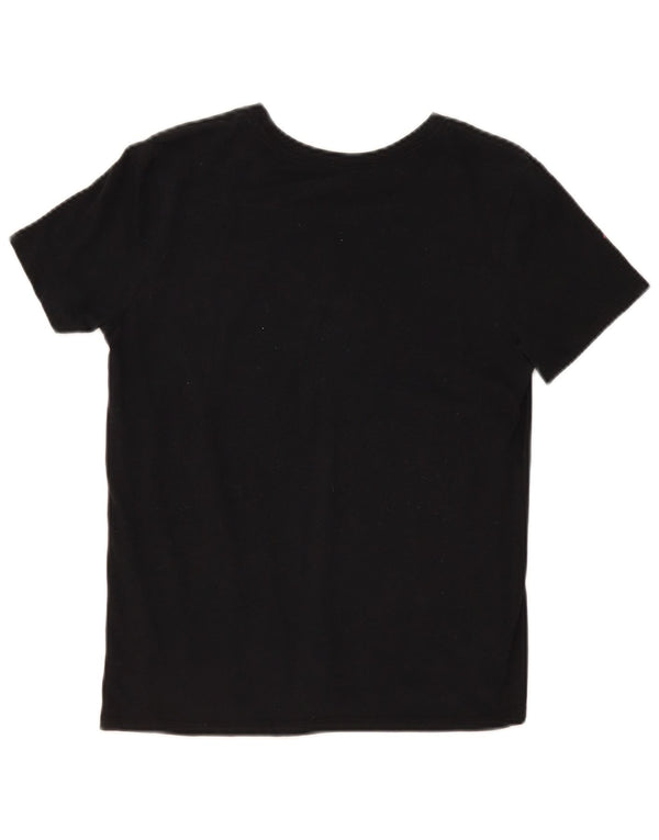 Damska koszulka Nike Dri Fit z grafiką Top UK 10, mała czarna