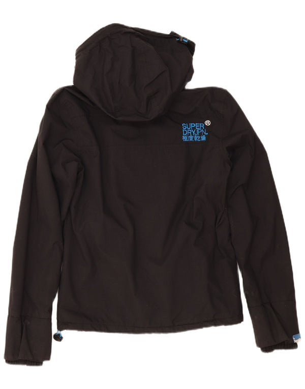 Damska wiatrówka z kapturem Superdry UK 10, mała czarna