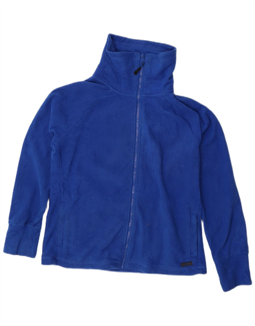 Damska kurtka polarowa CALVIN KLEIN Graphic UK 14, średni niebieski, poliester