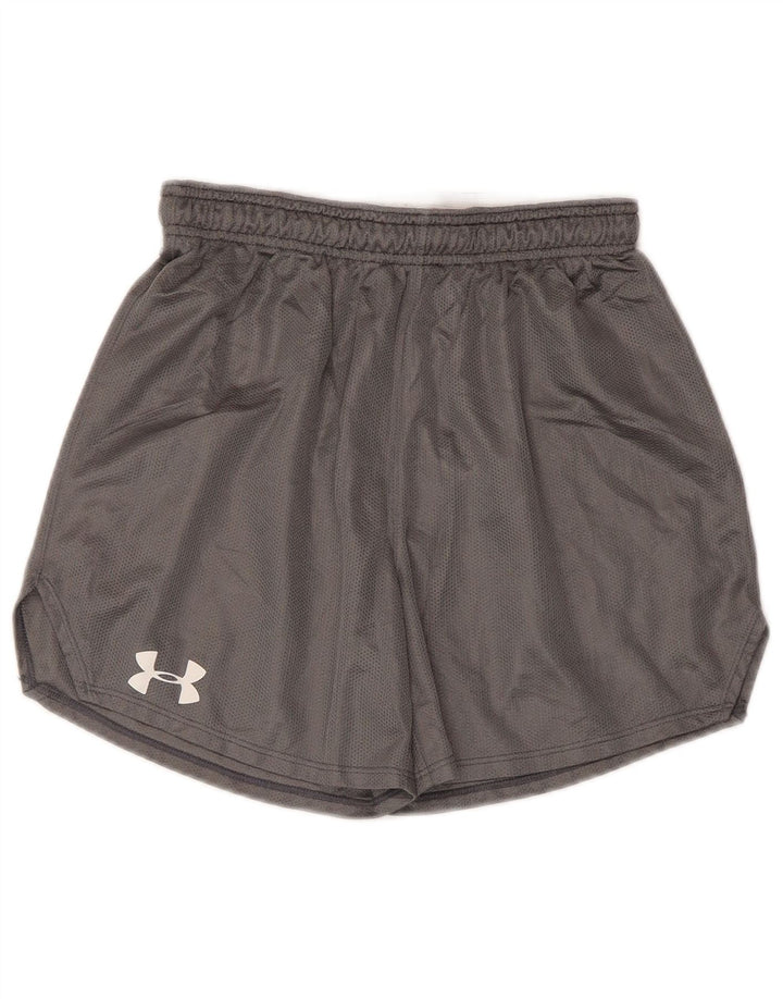 Damskie spodenki sportowe UNDER ARMOUR UK 10, małe, szare, poliestrowe