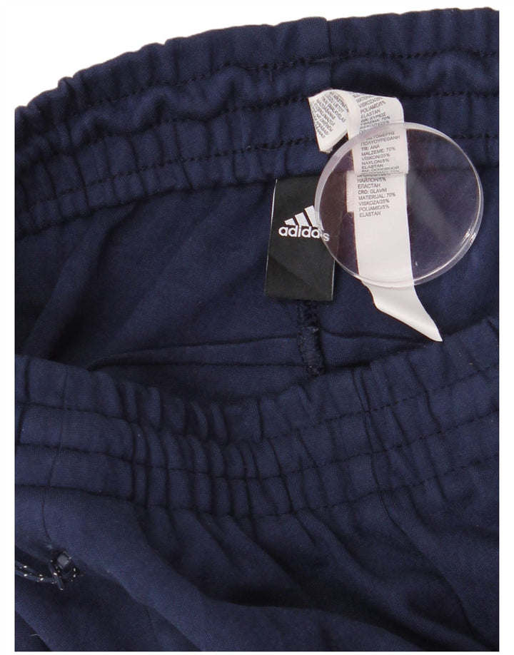 Adidas Męskie Spodnie Dresowe Joggery Małe Granatowe Wiskoza