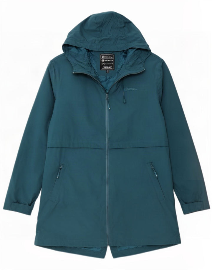 Damska kurtka parka oversize z kapturem Mountain Warehouse UK 18 XL niebieska