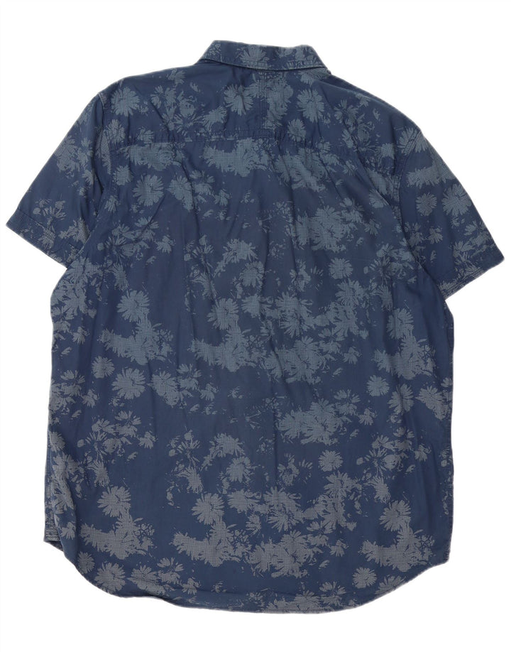 Męska koszulka z krótkim rękawem Timberland Earthkeepers 2XL granatowa hawajska